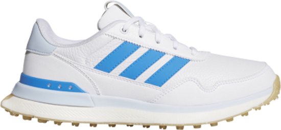 Adidas Dames S2G 26 Leather Spikeless Golfschoenen Wit-Blauw van Merkloos