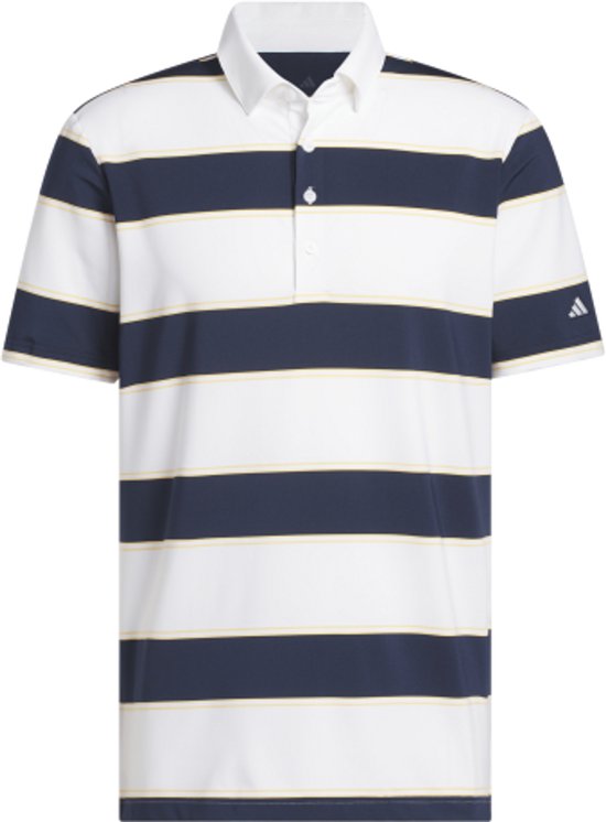 Adidas Heren Golfpolo Ultimate 365 Jumbo Stripes van Merkloos