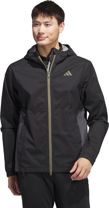 adidas Performance RAIN.RDY Jack - Heren - Zwart- S van Adidas
