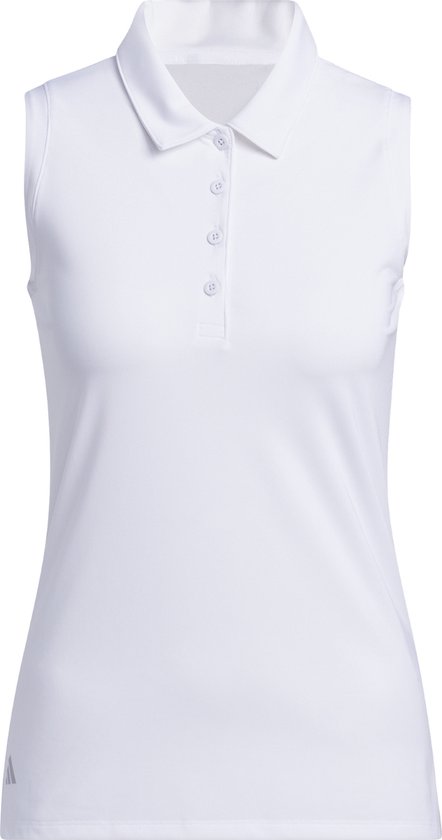 adidas Performance Ultimate365 Solid Mouwloos Poloshirt - Dames - Wit- XL van adidas
