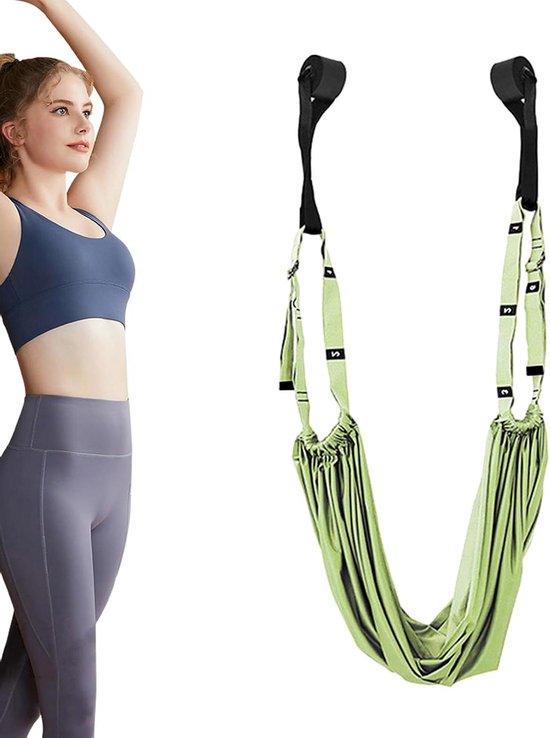 Aerial Yoga Swing - Flexibiliteit Trainer Backbend Assist - Kracht Opbouwen - Zelfnivellerend - Refer to description - Groen van aerial