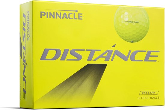 Afstandsgolfballen Geel - 15 Stuks voor Maximale Slagkracht van Merkloos