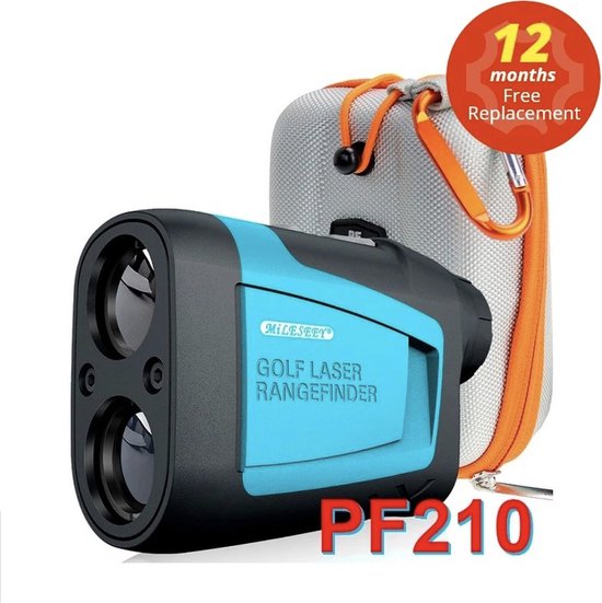 Afstandsmeter - Golf - Golf afstandsmeter - Laser - Golf laser Rangefinder - 600m Bereik - Blauw van Merkloos