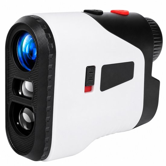 Afstandsmeter Golf - Laser Rangefinder - Golftrainingsmateriaal - Golf Accessoires - 1100 Meter - 7x Vergroting - Hellingscompensatie - Pin Lock met Trilling - USB-C Oplaadbaar - Wit