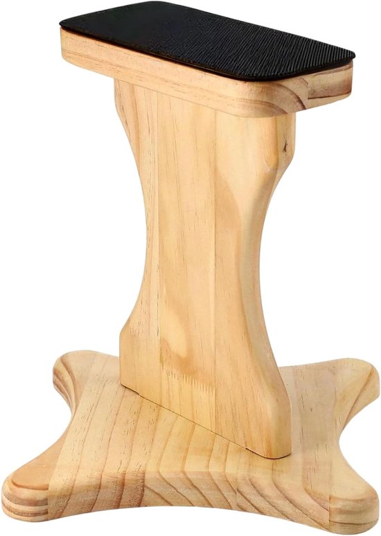 Akrobatiek Trainer - Gymnastiek Gereedschap - Flexibiliteit Training - Houten Stabiele Basis - 34 x 31.5 cm - Naturel