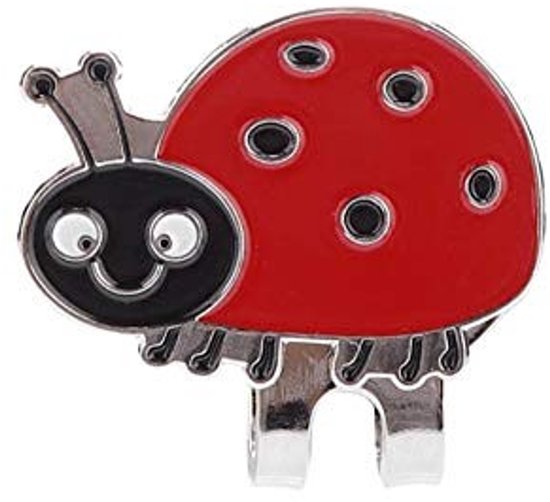 aladdien - Golf Ball Marker met Magnetische Clip - Duurzaam RVS - Ideaal voor golfers - Inclusief handige clamp - Golfaccessoires - Geschikt voor el..