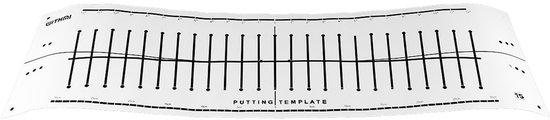 aladdien - Golf Putting Mat Trainer - Indoor Putting Green - Verbeter je Golftechniek - 15 Graden - Voor Beginners - Trainingshulp