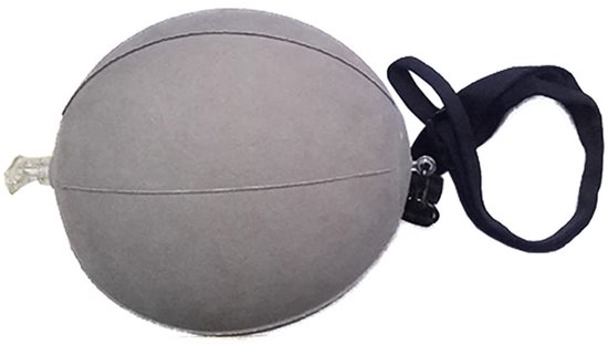 aladdien - Golf Swing Training Aid - Verbeter Balslagvaardigheden - Opblaasbare Bal - Grijs - Perfect voor Training - Voor Golfenthousiastelingen