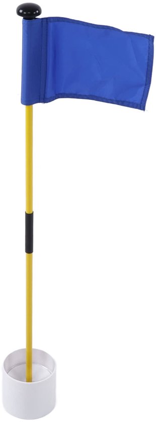aladdien - Mini Golf Flags - Draagbare Golf Pin Flagset - Voor Binnen en Buiten - Golf Flagstick - Ideaal voor evenementen - Set van meerdere vlagge...