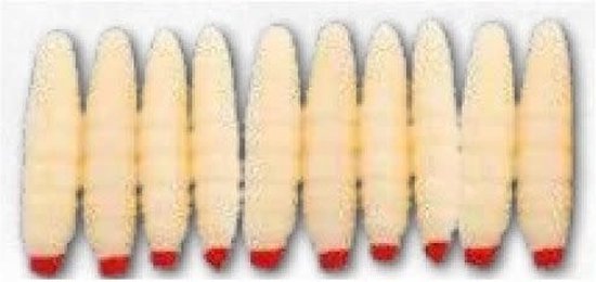 Albatros Troutstyle Honeyworm Wit (10 pcs) van Albatros