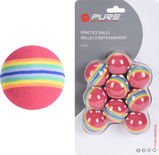 Alignment Foam Golfballen - Multicolor - Set van 9 van SKLZ