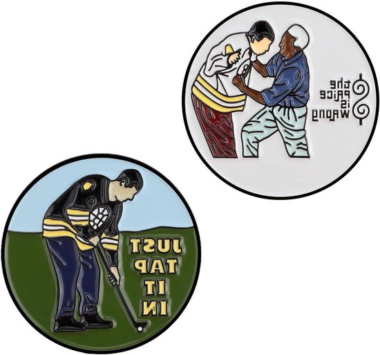 Allecta - Magnetische Golfbalmarker voor Golfhoedclip, Grappige Golfdecoraties - Golfaccessoires voor Mannen en Vrouwen van Allecta