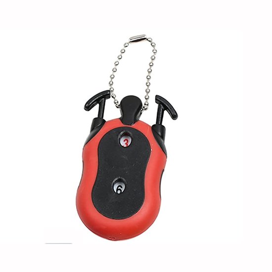 Allecto - Draagbare Mini Golf Score Teller - Dubbel Vierkant Dial - Handig en Compact - Scorebord met Sleutelhanger - Perfect voor Golfliefhebbers