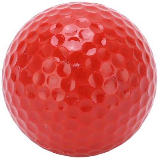 Allecto - Drijvende golfballen - Golf oefenballen - Ideaal voor training - Rood - Waterdicht en lichtgewicht - Geschikt voor alle golfers - 2 lagen