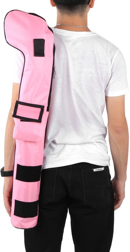 Allecto - Golf Club Bag - Waterdicht - Opvouwbaar - Roze - Kids - Buitentraining - Nylon - Geschikt voor Golfclubs - Zachte tas van Allecto