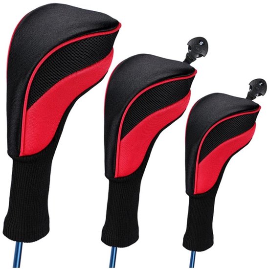 Allecto - Golf Club Hoofdkappen - Beschermende Covers voor Driver en Wood Clubs - Verhoog je spel - Geschikt voor golfers - Bescherming tegen schad... van Allecto