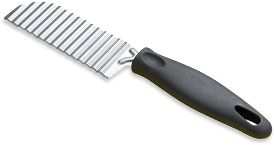 Allecto - Golf Cutter - Golf Snijder - Ergonomische Golf Snijder voor Aardappelen - Crinkle Chip Cutter - Geschikt voor Volwassenen en Kinderen van Merkloos