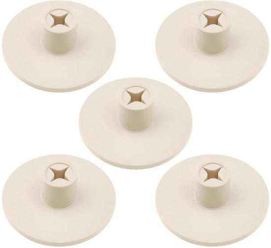 Allecto - Golf Rubber Tees - Off-White Golf Holders - 5 Stuks - Training - Duurzaam Golfmateriaal - Ideaal voor oefening - 56x21mm van Merkloos