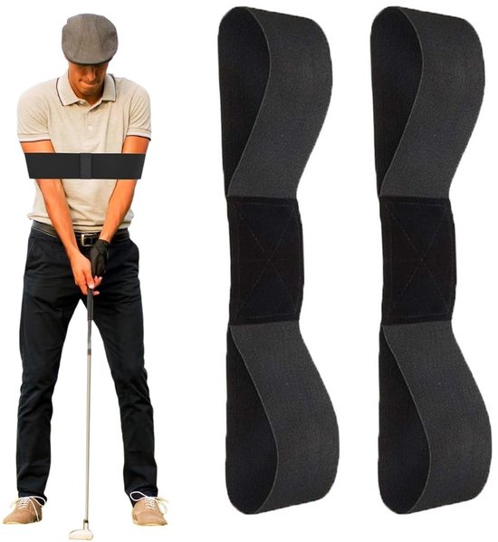 Allecto - Golf Training Bands - Verbeter je Swing - Elastische Bandjes - Fitness Accessoires - Houding Verbeteren - Geschikt voor Golfspelers - Set...