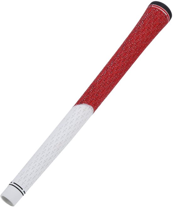 Allecto - Golfgreep - Golfclubgreep - Duurzaam rubber - Wit rood - Antislip golfgreepaccessoires - Perfect voor golfers - Comfortabele grip