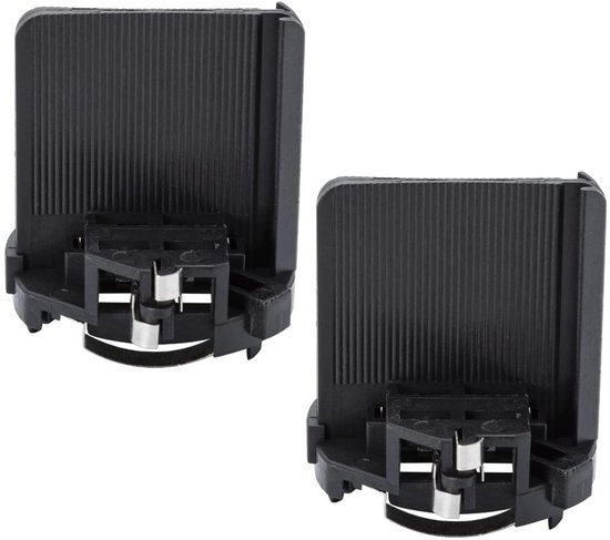Allecto - H7 Halogen Lamp Holders - 2 Stuks - Hoogwaardige Kwaliteit - Zwart - Verlichting - Perfect voor Golf 6, Golf 7 en meer - Auto Accessoire van Allecto