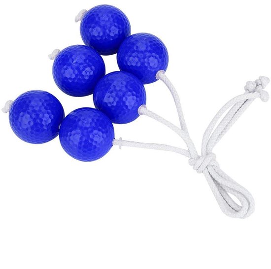 Allecto - Ladder Golf Ball Set - 3 Paar Toss Bolas voor Training en Spel - Blauw en Rood - Golfspel - Training - Ideaal voor plezier - Geschikt voo... van Merkloos