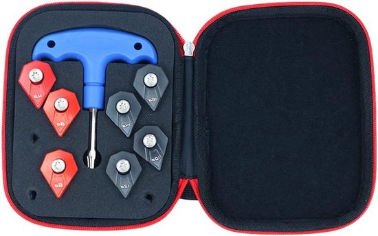 Allecto plus - Gewichten Wrench Kit voor Driver met verschillende Gramgewichten - Set van 7 van Merkloos