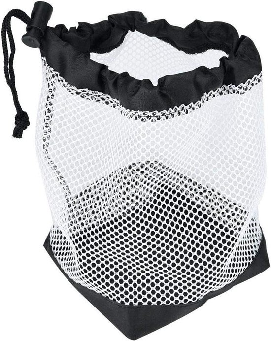 Allecto Plus - Golf Ball Houder voor 36 Golfballen - Nylon Mesh Opbergnetzak - Trekkoord Golftas Accessoire - Buiten Sportbenodigdheden Verwijderbaar.