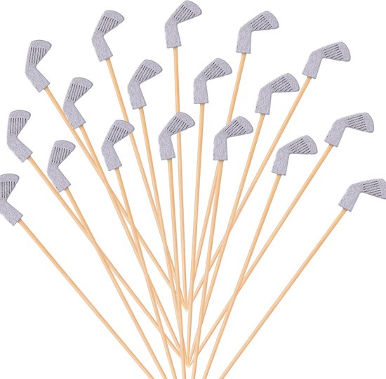 Allecto Plus - Golf Cocktail Picks 200 stuks voor Buffet Party - Golf Themed Toothpicks