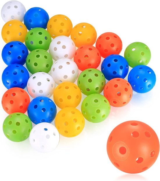 Allecto plus - Golfballen voor swingtraining en oefening in de buitenlucht, set van 28 stuks