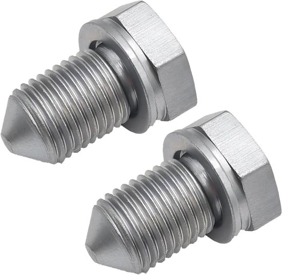 Allecto Plus - Olieaftapschroef en Afdichtring voor VW Golf (2 stuks)