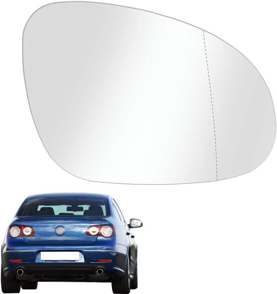 Allecto plus - Spiegelglas compatibel met auto GOLF MK5, vervanging, linkerzijde