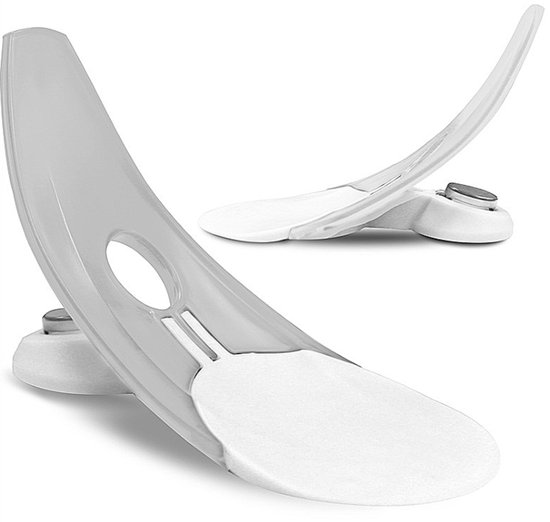 Allernieuwste.nl® Golf Putt Trainer Wit Opvouwbaar voor binnen en buiten. Inclusief 1 Golfbal. Golfen - put - Cadeau - Verjaardag van Allernieuwste.nl