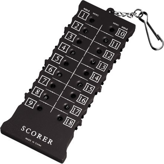 Apron - Holes Counter - 18 hole - Slagenteller - Handteller - Golftrainingsmateriaal - Golfaccesoires - handige scoreteller - Golfscore teller - Golfset - Golfscoreteller van Apron