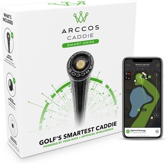 Arccos GolfPride MCC Plus 4 Standaard Grips + Caddie Smart III Sensoren (14 Stuks) van Arccos