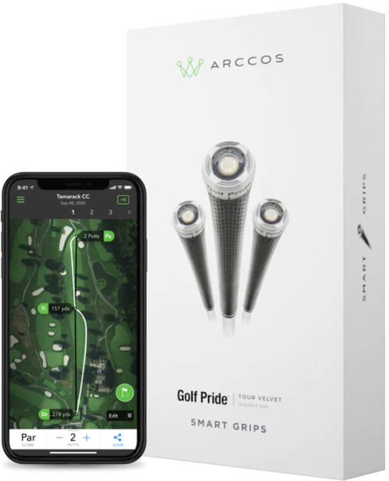 Arccos GolfPride Tour Velvet Smart Grips (Set 14 Stuks) van Merkloos