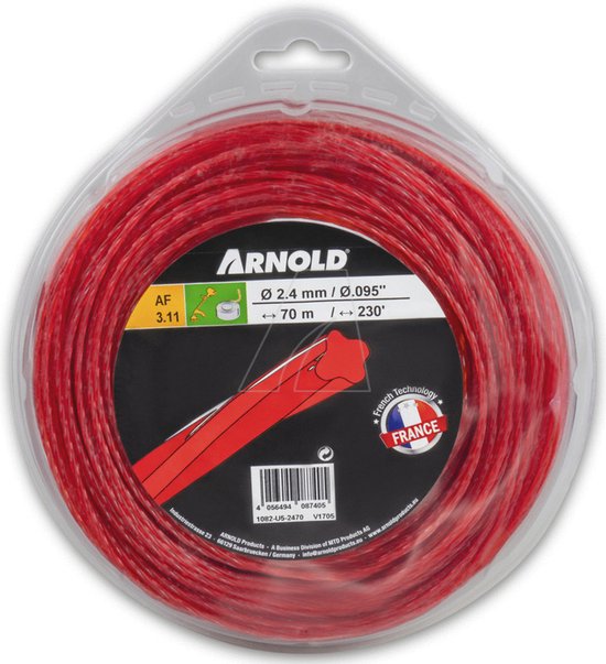 Arnold Trimmerdraad Af3.11 - 2.4mm Gedraaid - Maaiaccessoires - van Arnold