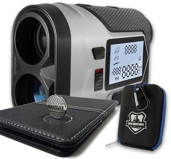 Artbull Golf - Rangefinder - USB oplaadbaar - 650M - Helling aangepaste - Vlag lock vibratie - Met zijscherm - Met extra scorekaarthouder.