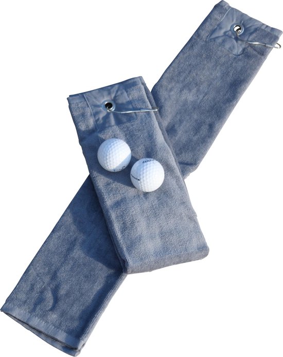ARTG - Golf Handdoekje DeLuxe - Velours - Grijs - Anthracite Grey - Set 5 stuks van ARTG