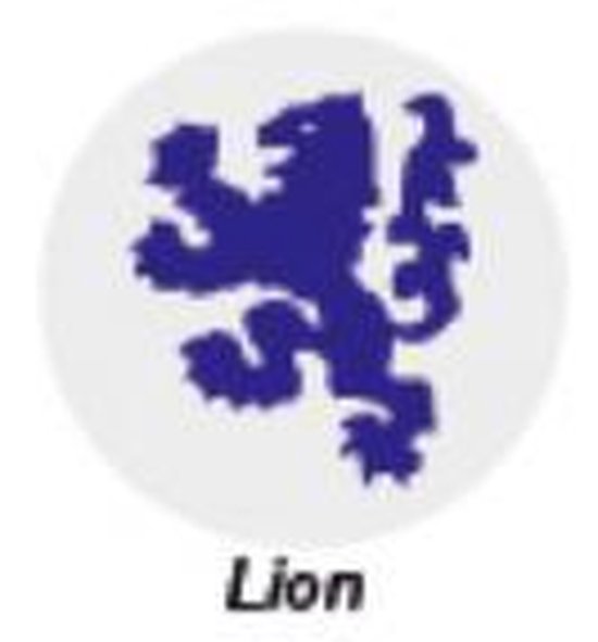Asbri - Golf Bal Stempel - Leeuw van Asbri