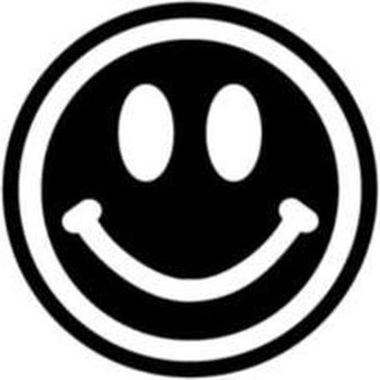 Asbri - Golf Bal Stempel - Smiley - zwart van Asbri