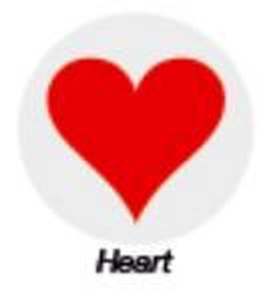 Asbri Golf Ball Stamper Heart - golfbalstempel van Asbri