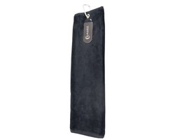 Asbri Trifold Golf Towel Black van Asbri