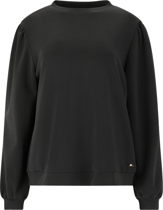 Athlecia Dames Jillnana V2 W Balloon Sleeve Sweat Black van Athlecia