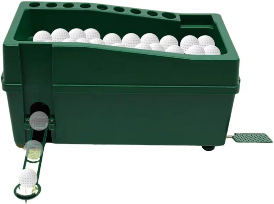 Automatische golfbaldispenser - Voor golf driving range & indoor simulatoren - Hoge capaciteit - Wit