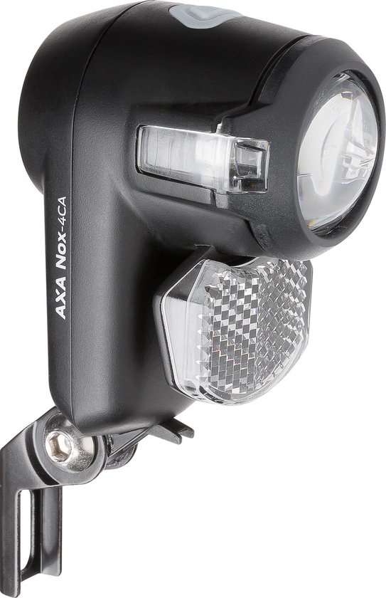 AXA Nox City Fietsverlichting – LED Fietslampjes Voorlicht op Batterijen – Waterdicht – Fietslicht met Reflector en Zijzicht – Geschikt voor Stadsfiets van AXA