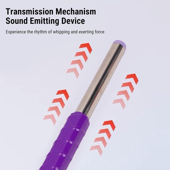 Badminton Swing Trainer - Racket Oefen Tool - Slagkracht Verbeteren - Geluidsfeedback - 1:1 Grip Maat - Zwart