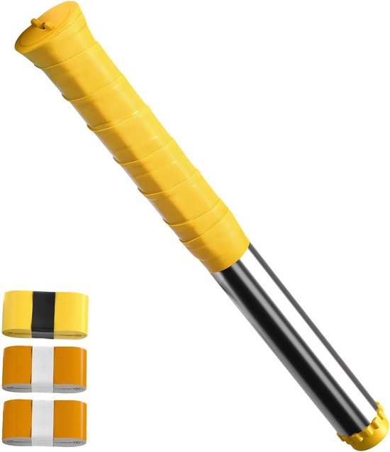 Badminton Swing Trainer - Racket Oefenhulp - Swing Correctie - Geluidsfeedback Intensiteit - 30 cm Lengte - Geel Paars