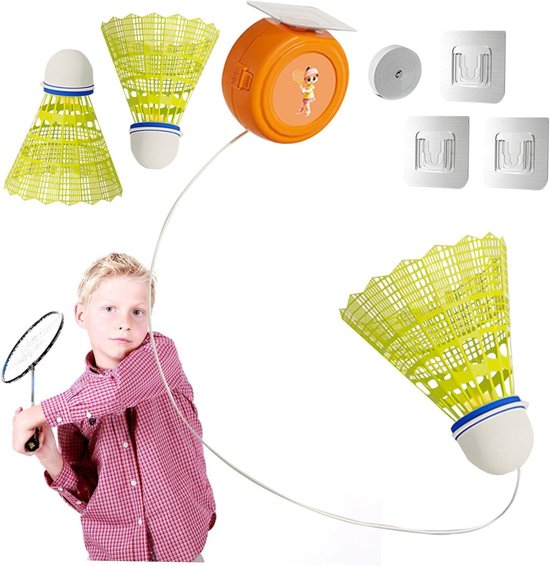 Badminton Trainer - Oefen Set - Solo Trainen - Verstelbaar Elastiek - 1 Set - Type 1