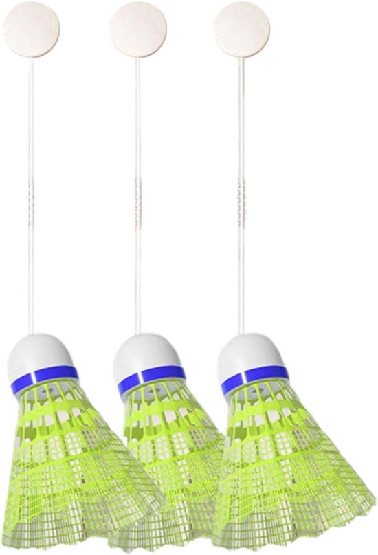 Badminton Trainer - Oefenapparaat Shuttle - Badminton Training - Verbetert Kracht - 2 Meter Lengte - Meerkleurig